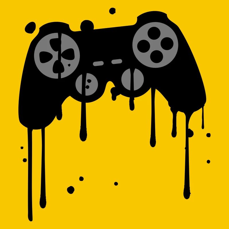 controller graffiti tropfen klex farbe spritzer