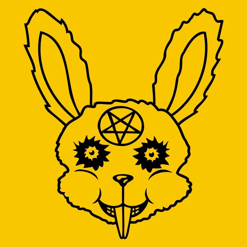 Pentagram Rabbit Satan