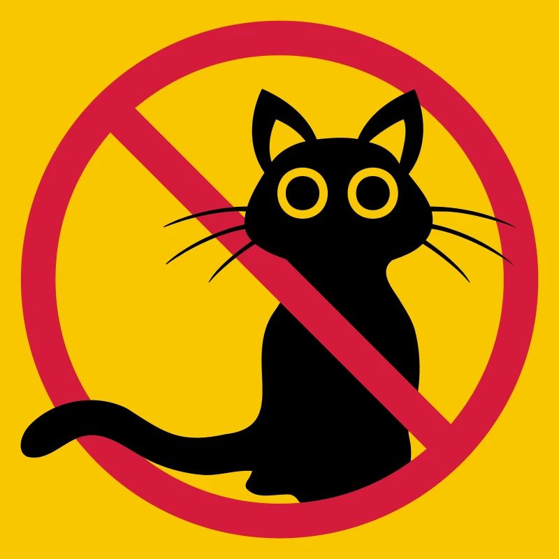 Schwarze Katze verboten