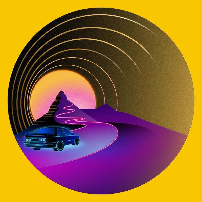 E30 - Retro - Synthwave - Style