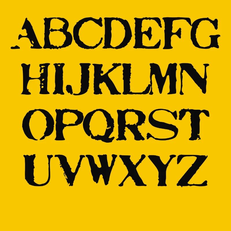 ABC Geschenkidee Alphabet Buchstaben