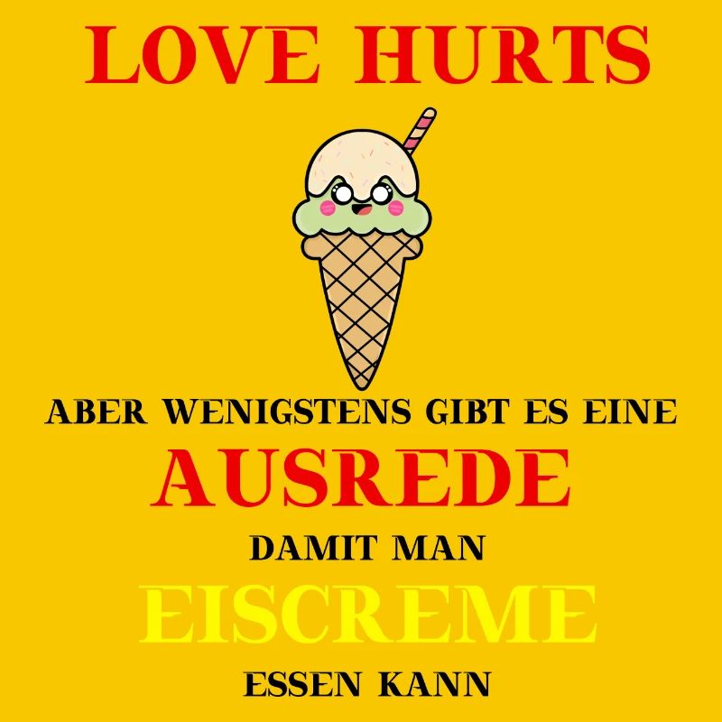 Eis Eiscreme Eistüte Geschenkidee lustig Trennung