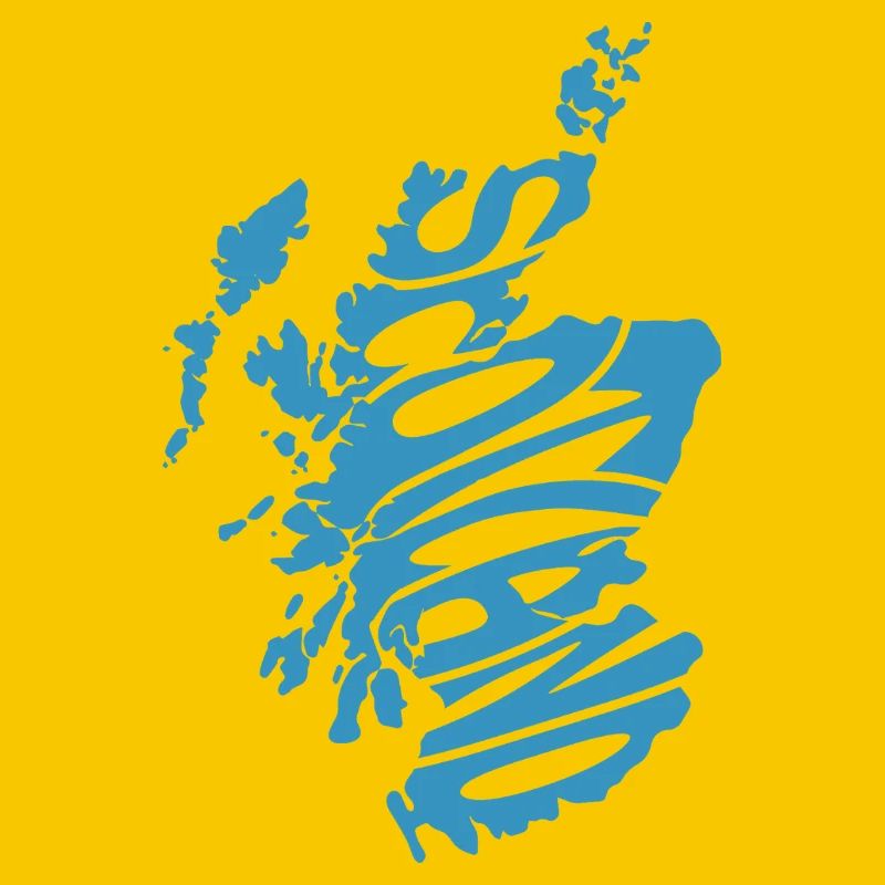 Scotland Map Graphic