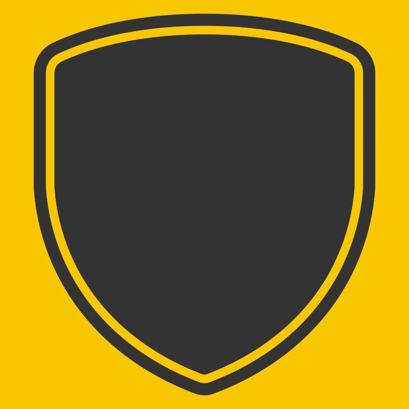 SHIELD BADGE PATCH SHAPE LOGO