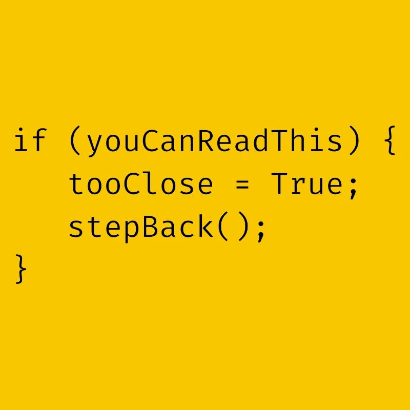 Personal space funny computer geek programmer joke