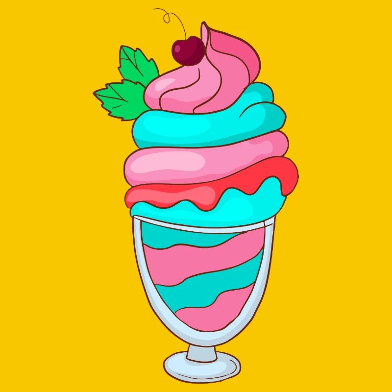 Eis Speiseeis Eiskrem Eiscreme Kugeleis Eisbecher