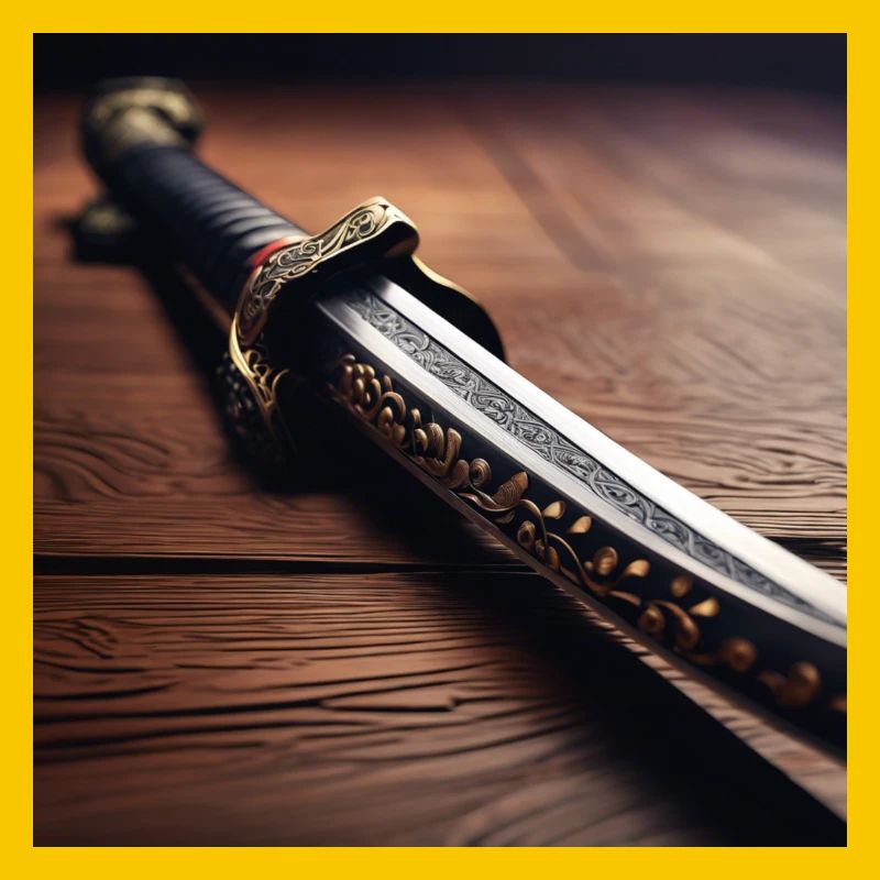 Conception d’affiche Sabre Samouraï