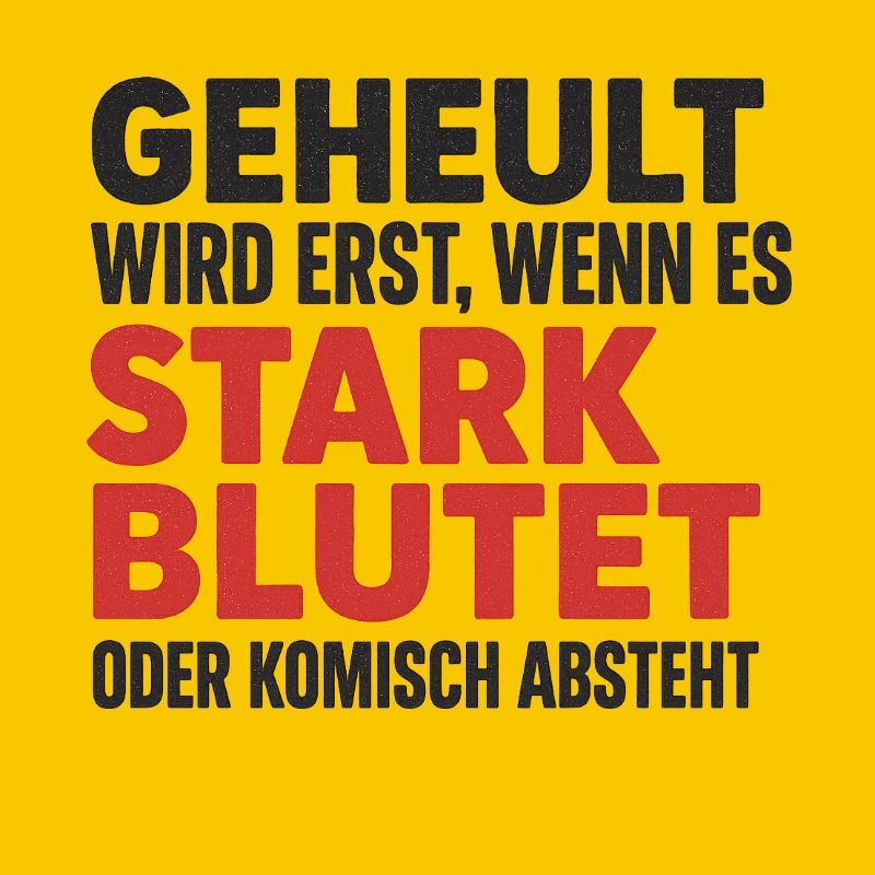 Stark bluten oder still sein – Dorfkind-Style