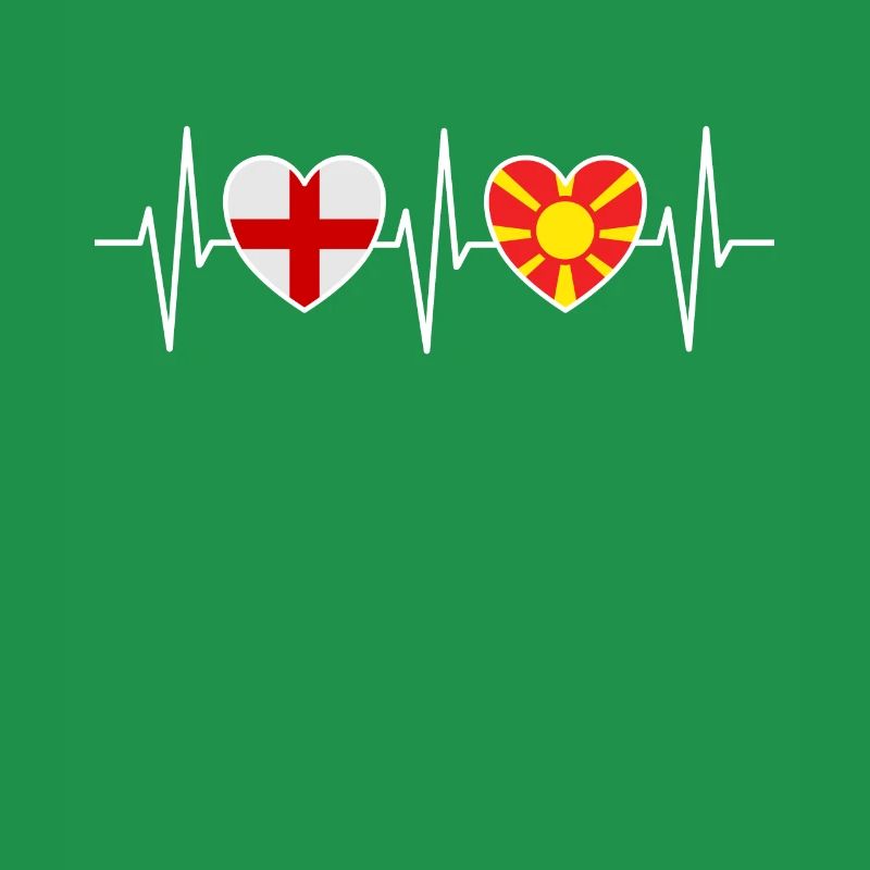 Drapeaux du drapeau macédonien de l’Angleterre et de la Macédoine