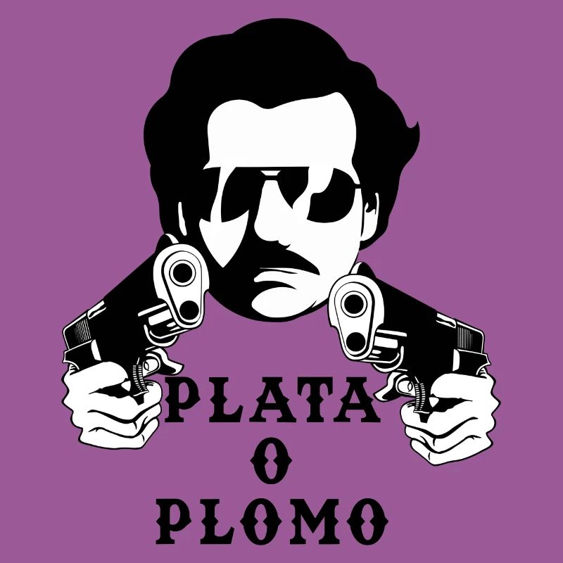 Pablo Escobar - Silber oder Blei-T-Shirt