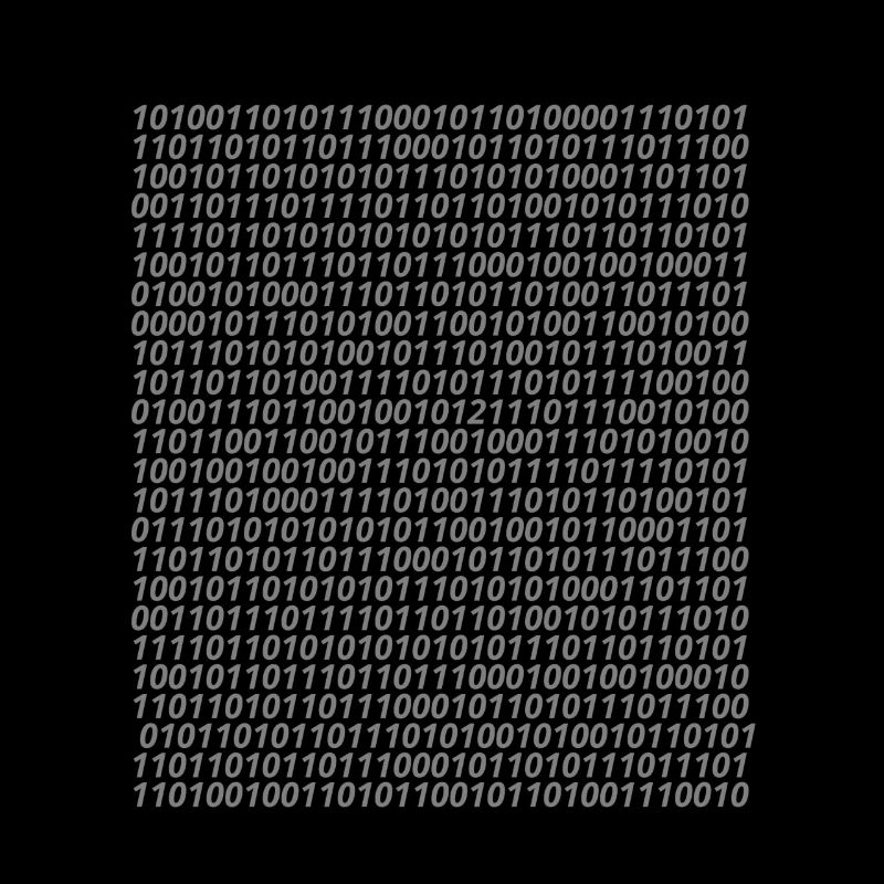 Binary code logo