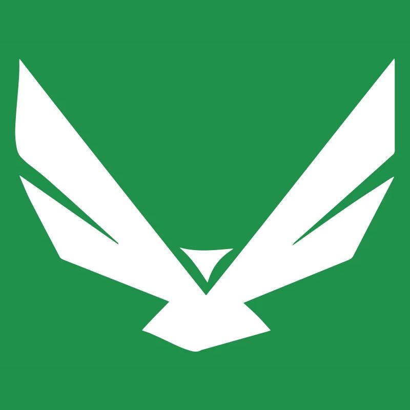 Eagle dans la forme la plus simple - design