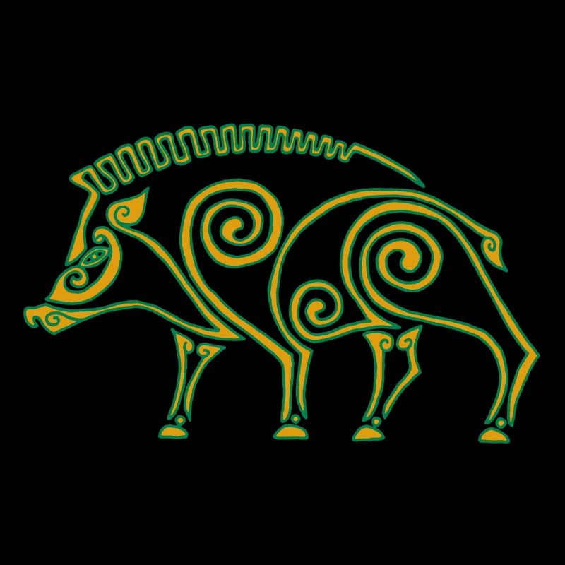Celtic boar