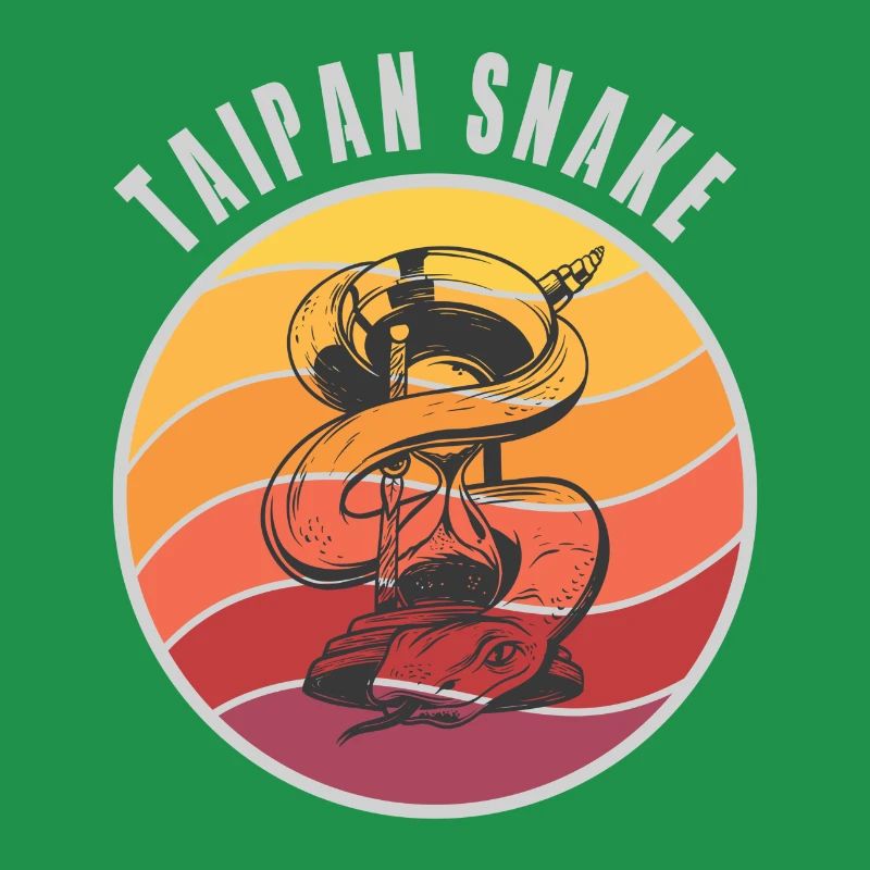 Taipan Schlangen Design / Geschenkidee