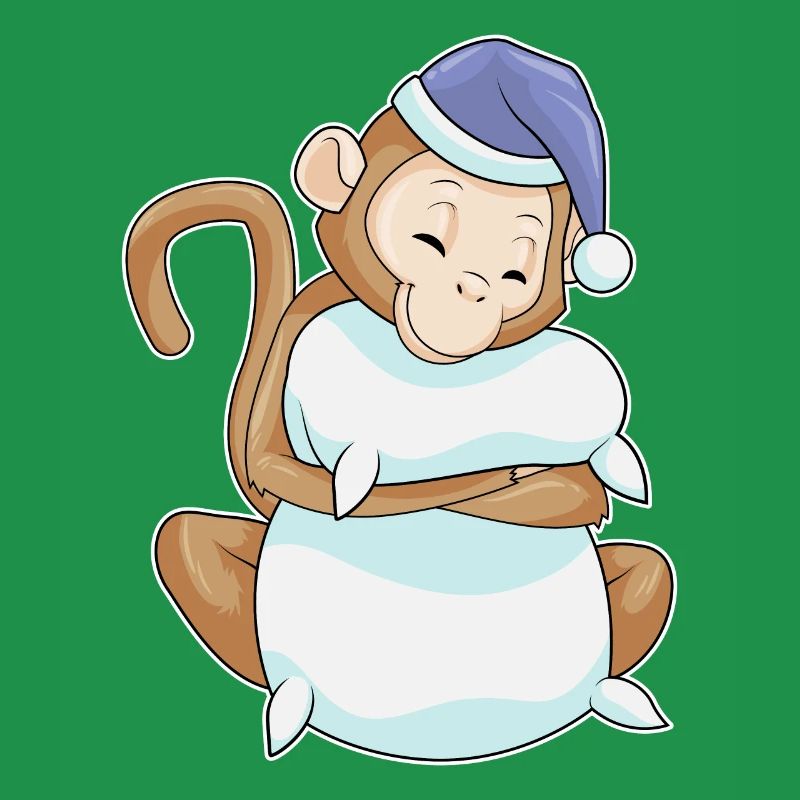 Monkey Sleeping Pillow