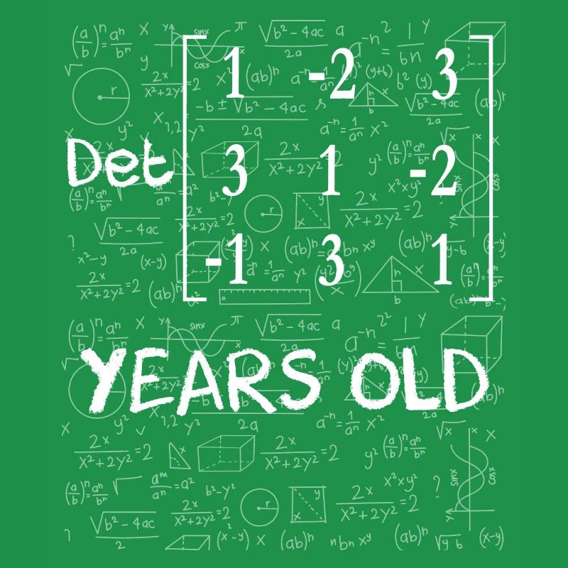 39th birthday 39 years matrix determinant