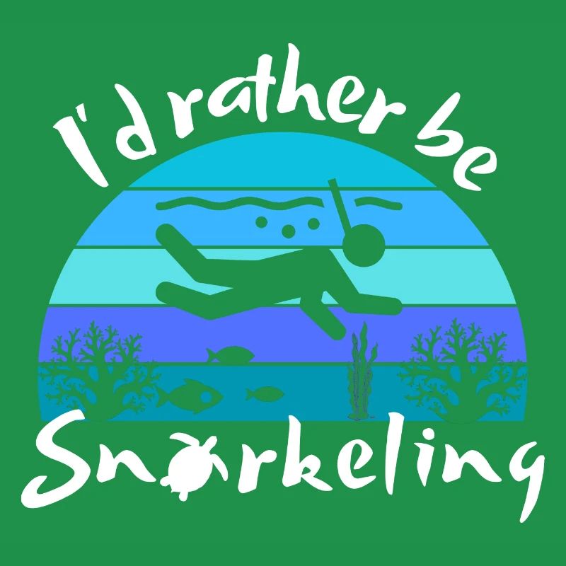 I'd rather be snorkeling - Beach Lover