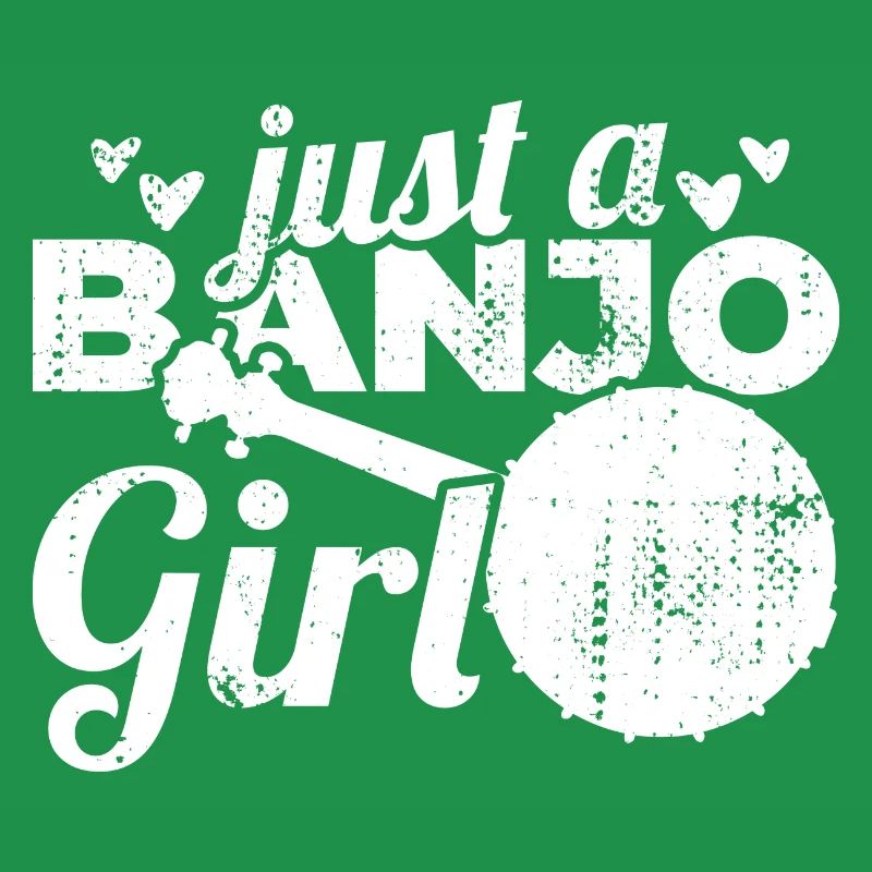 Nur ein Banjo Mädchen