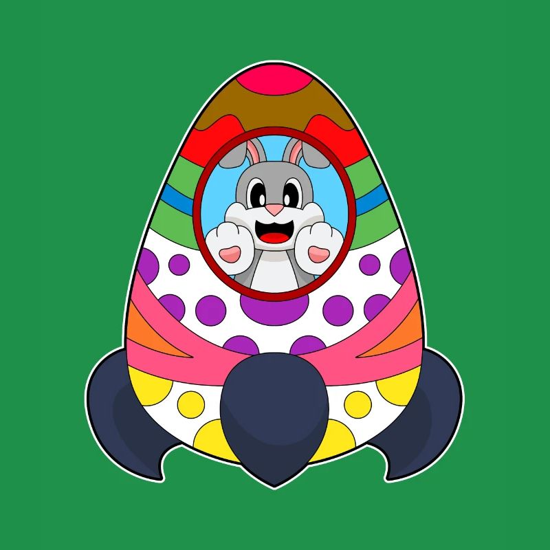 Rabbit Easter Rocket