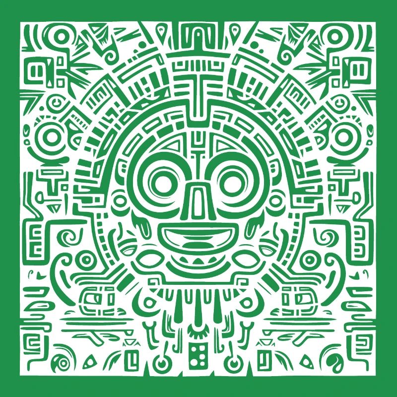 Inka, Azteken, Maya Muster, Artwork