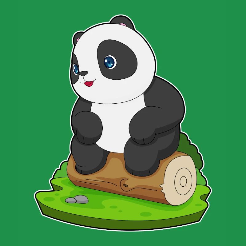 Panda Tree Trunk
