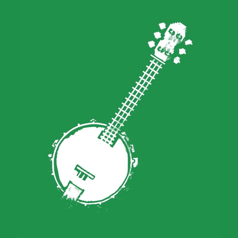 Banjo Pixel Graphic