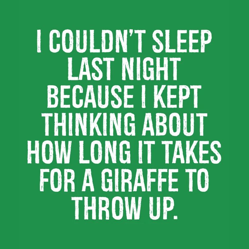 I couldn't sleep last night because I kept think
