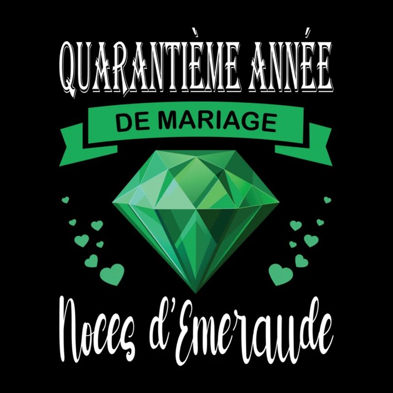 Emerald Wedding 40 Years Couple