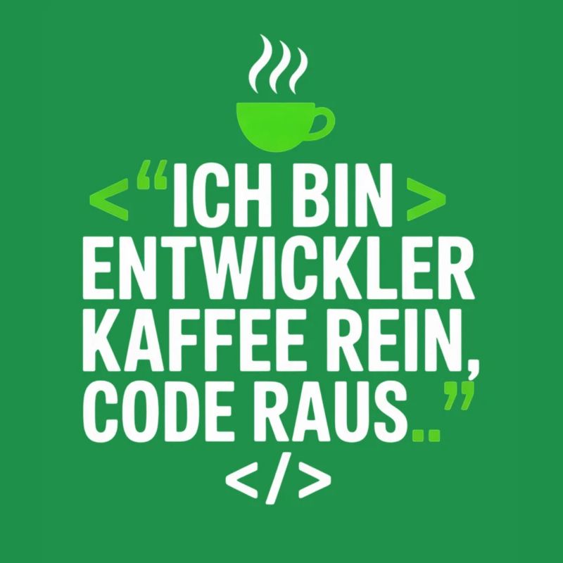Developer Coffee Saying
