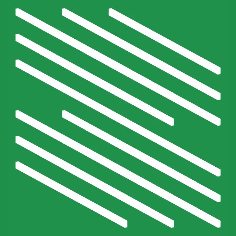 Minimalistisches Design mit diagonalem Linienmuster