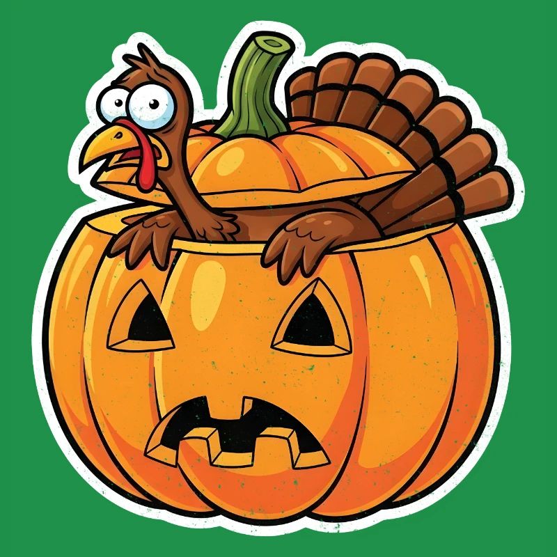 Pumpkin Heroes : Dinde effrontée à l’automne Halloween