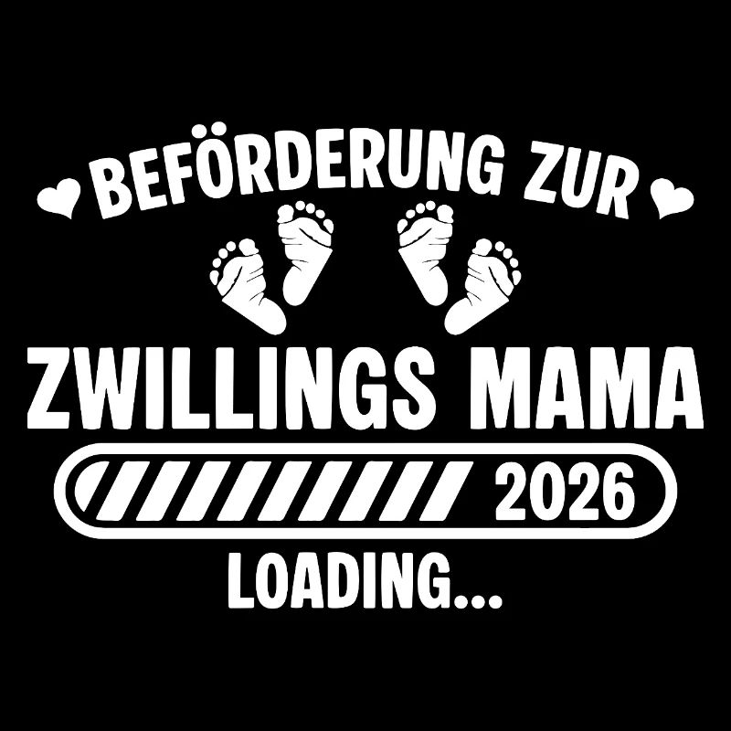 Beförderung zur Zwillings Mama 2026 loading