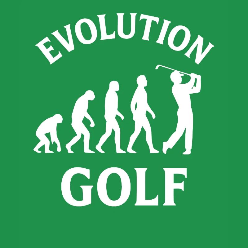 Evolution Golf Lustiges Golfdesign