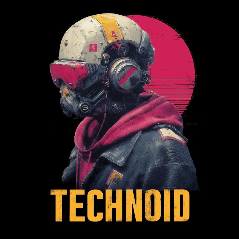 Casque Néon Technoïde