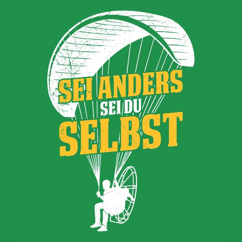 Paraglider BE DIFFERENT, BE YOURSELF Fun