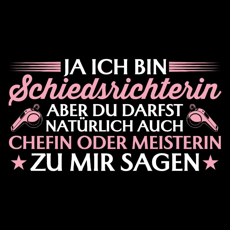 Schiedsrichterin Chefin oder Meisterin - Schiri