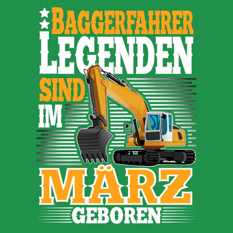 Baggerfahrer Geburtstag März