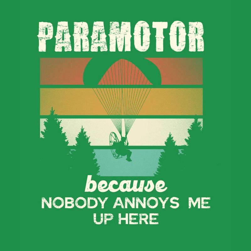 Paramotor: Nobody bugs me up here