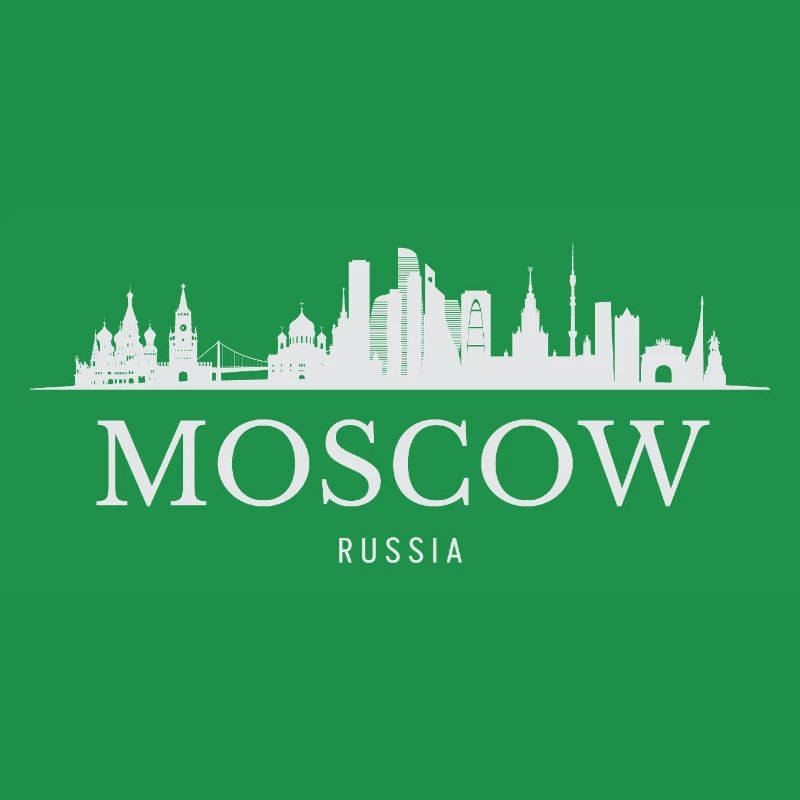 Silhouette de Moscou, Moscou Russie