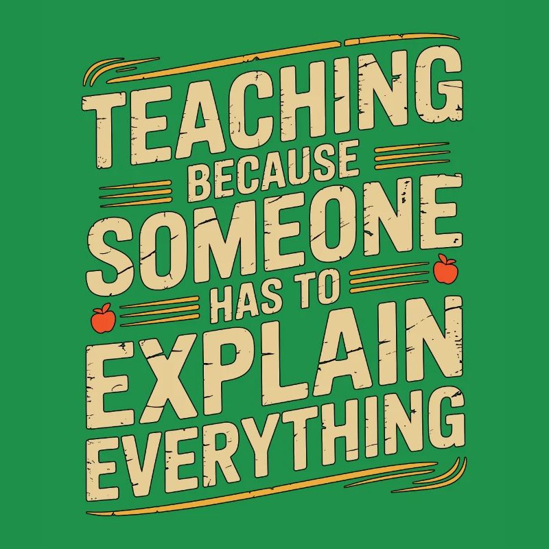 Elementary Teacher Teaching Because School Tutor