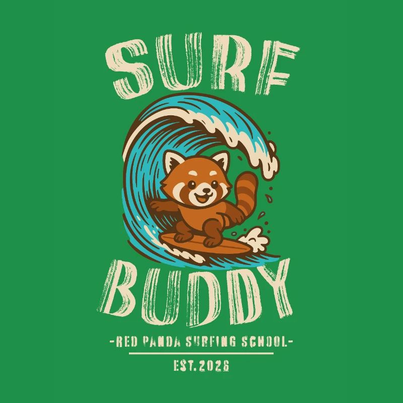 Surf Buddy, Freund auf dem Surfboard