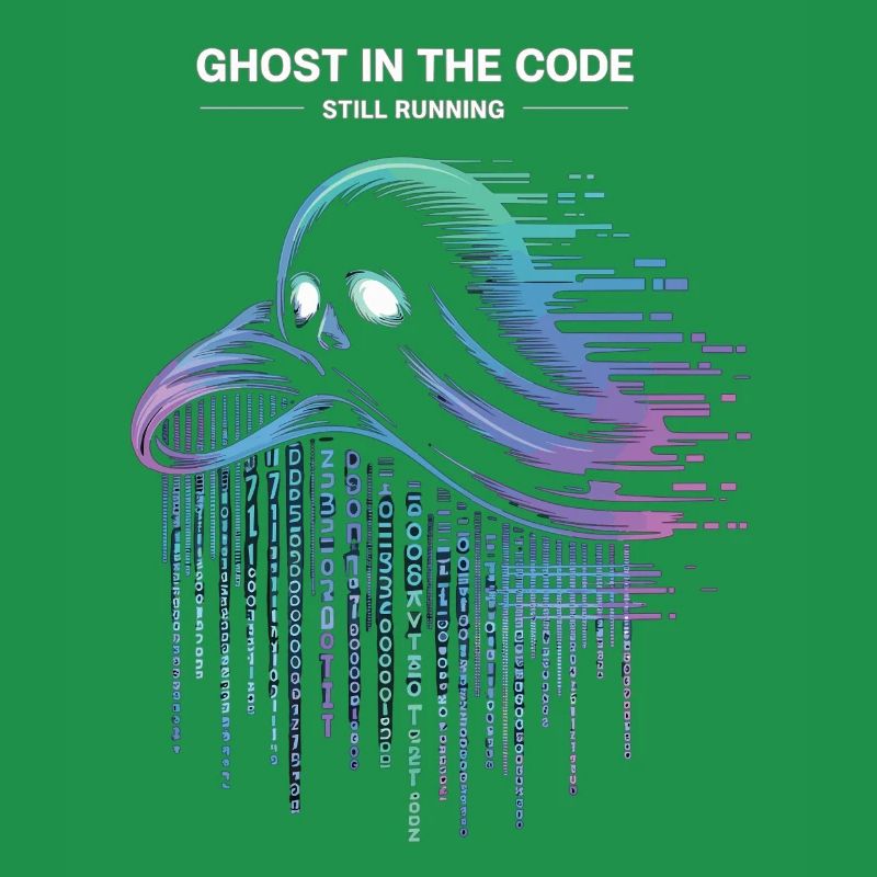 Ghost in the Code T-Shirt Programmierer IT Nerd