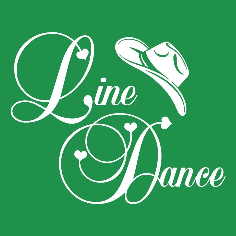 Line Dance Script Logo