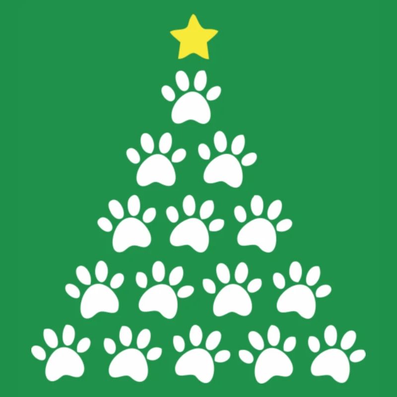 Weihnachtsbaum Pfote