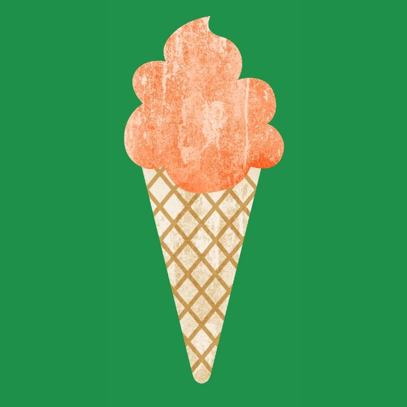 Eis Sommer Waffel Softeis Eiscreme süß fruchtig