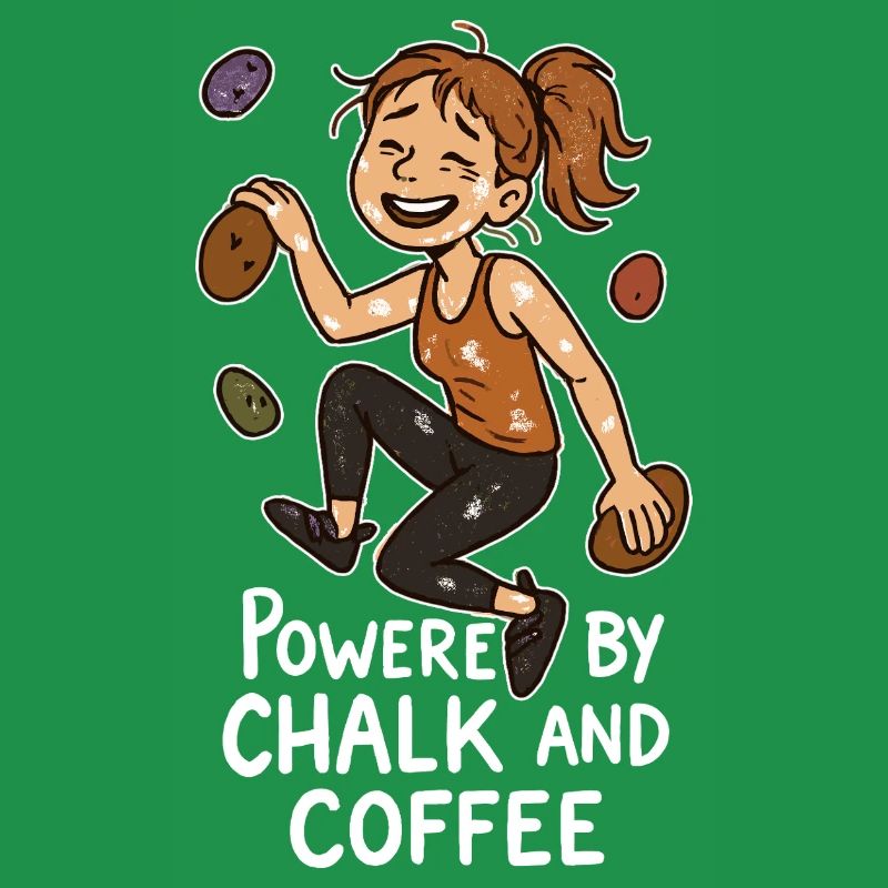Bouldering, Chalk & Coffee: Tired Climber Comic