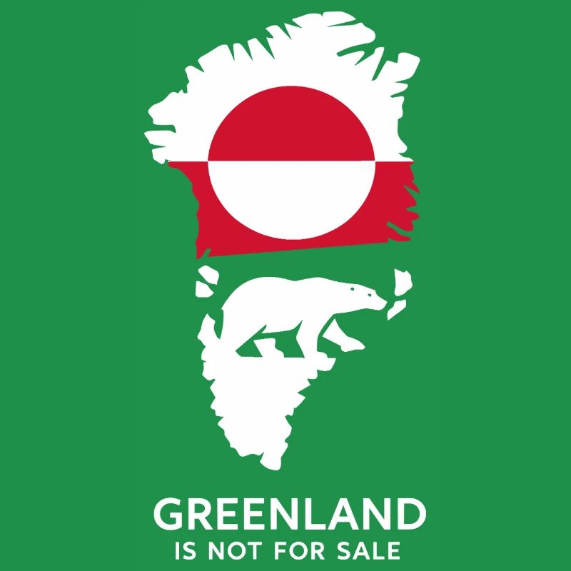 Grönland Polar Bär Flagge Arctic Nature Gift