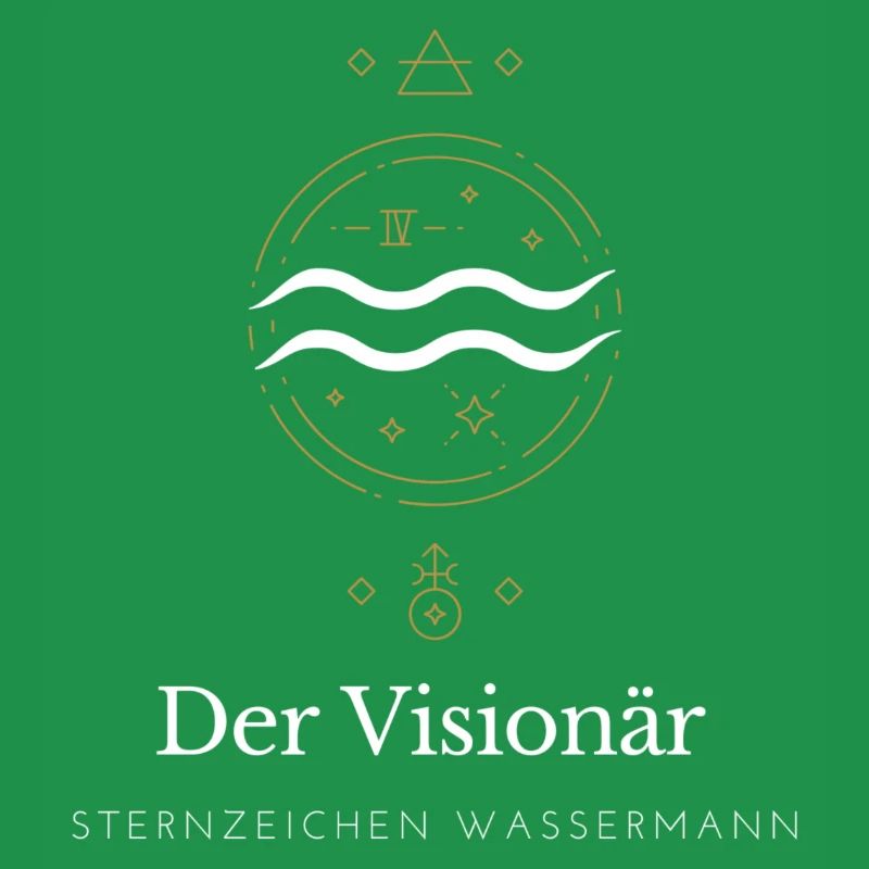 Der Visionär Sternzeichen Logo