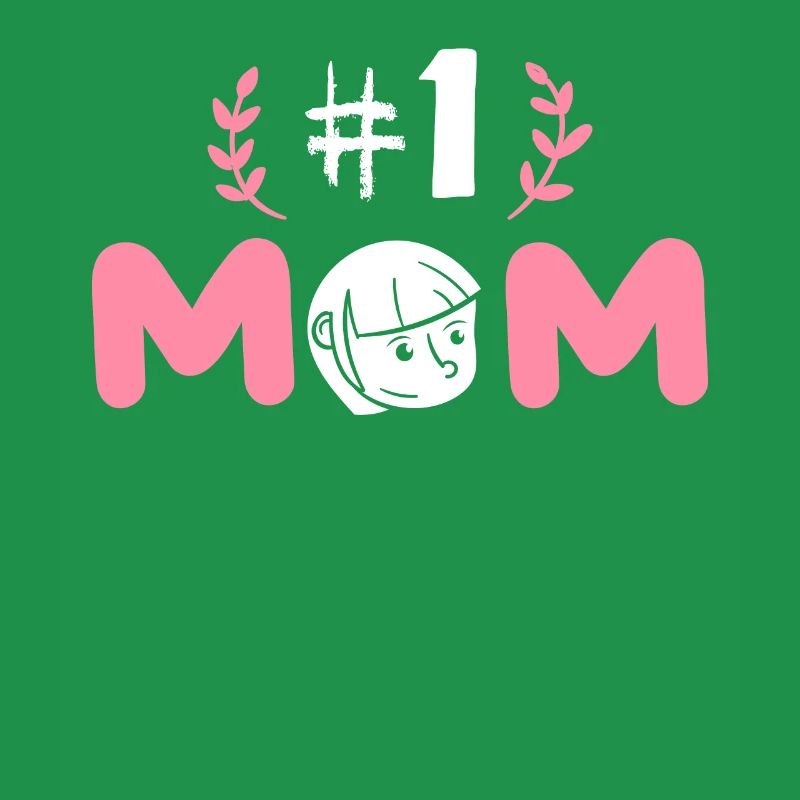 #1 Mom Mutter Muttertag Liebe Geschenk Idee