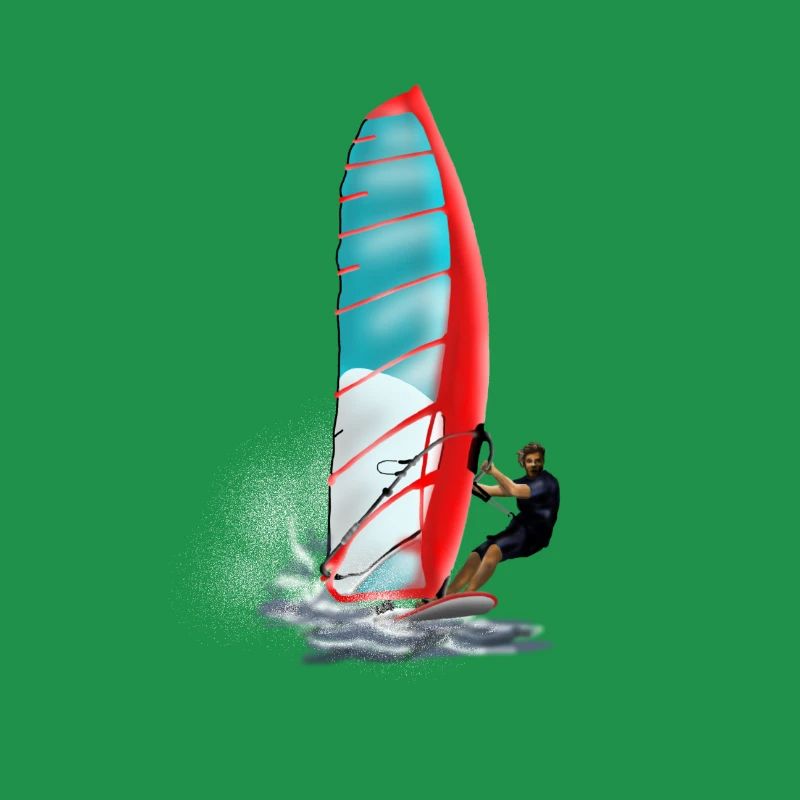 windsurfing
